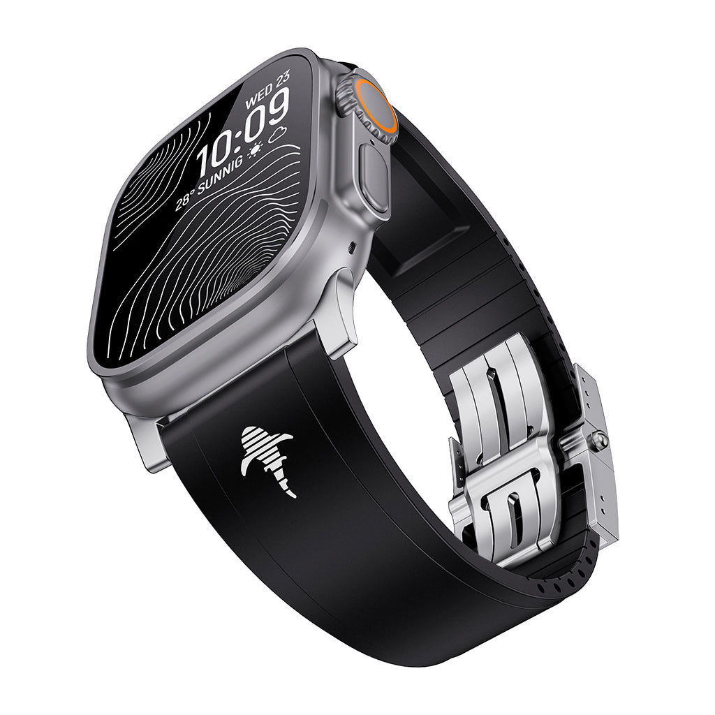 THE SHARK: Luminous FKM Rubber Sport Band