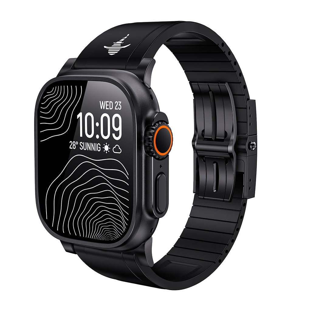 THE SHARK: Luminous FKM Rubber Sport Band