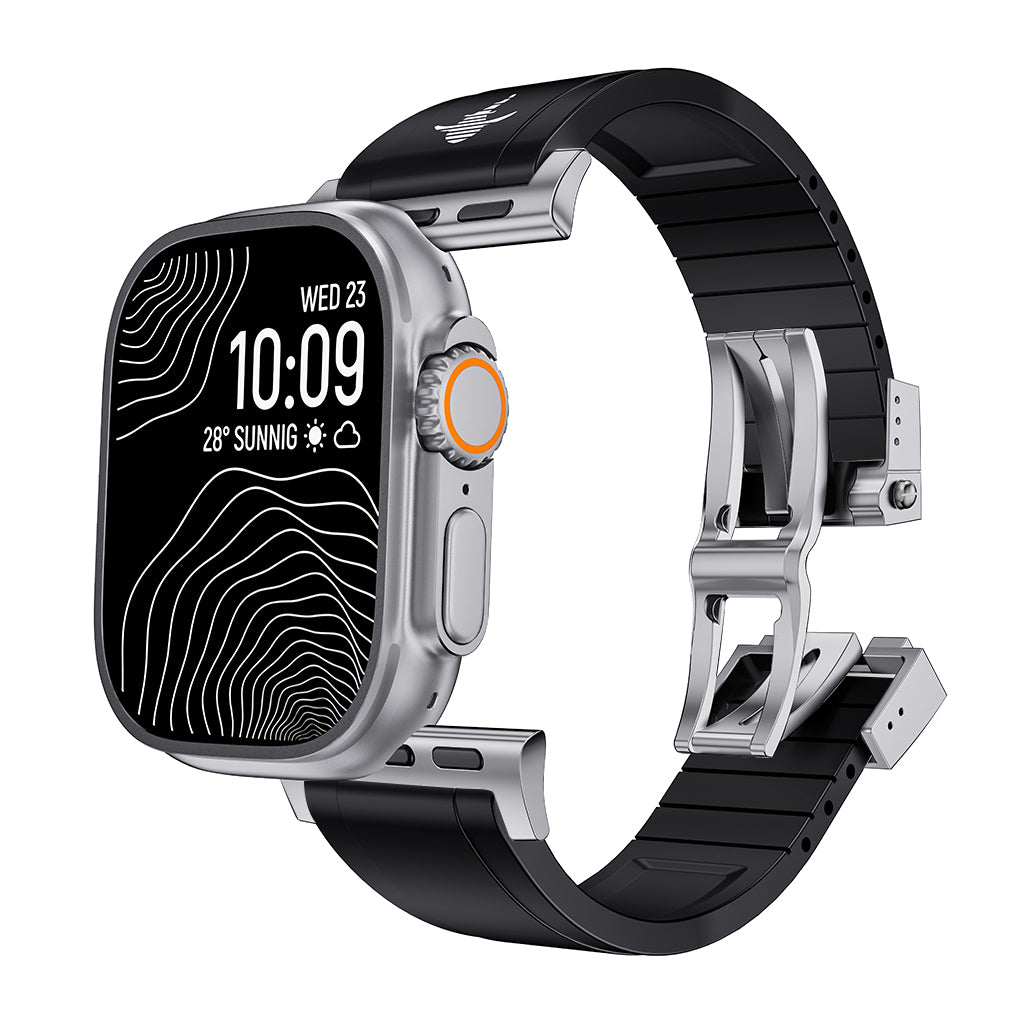THE SHARK: Luminous FKM Rubber Sport Band