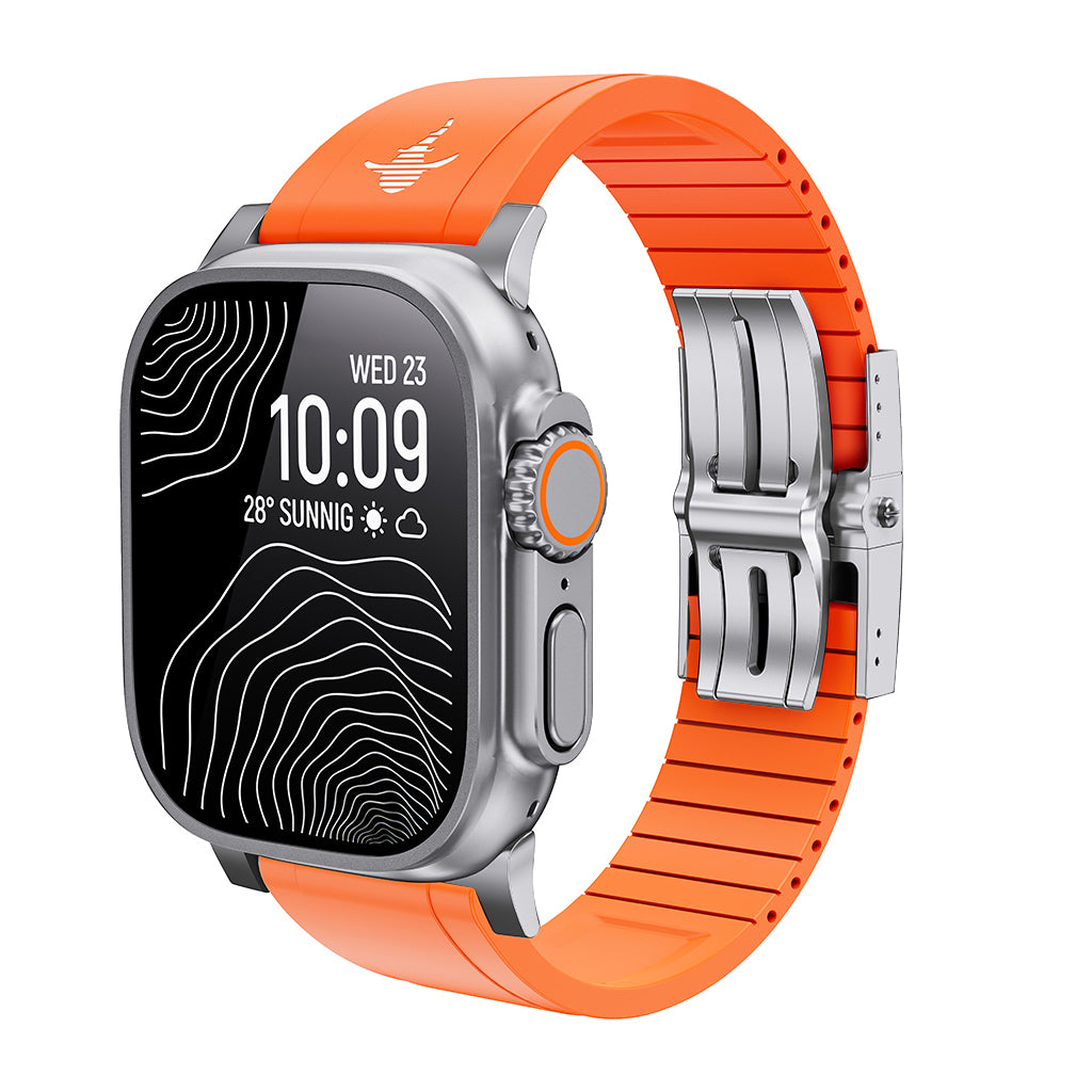 THE SHARK: Luminous FKM Rubber Sport Band