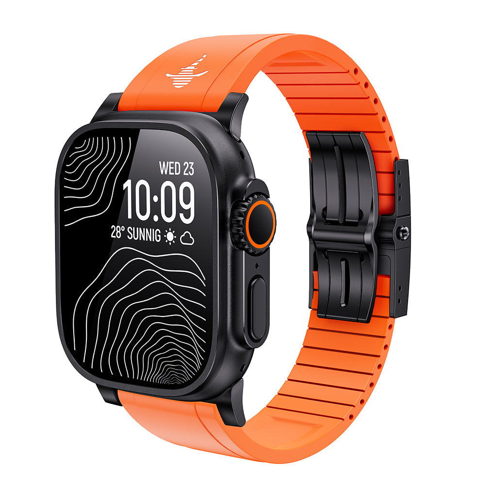 THE SHARK: Luminous FKM Rubber Sport Band