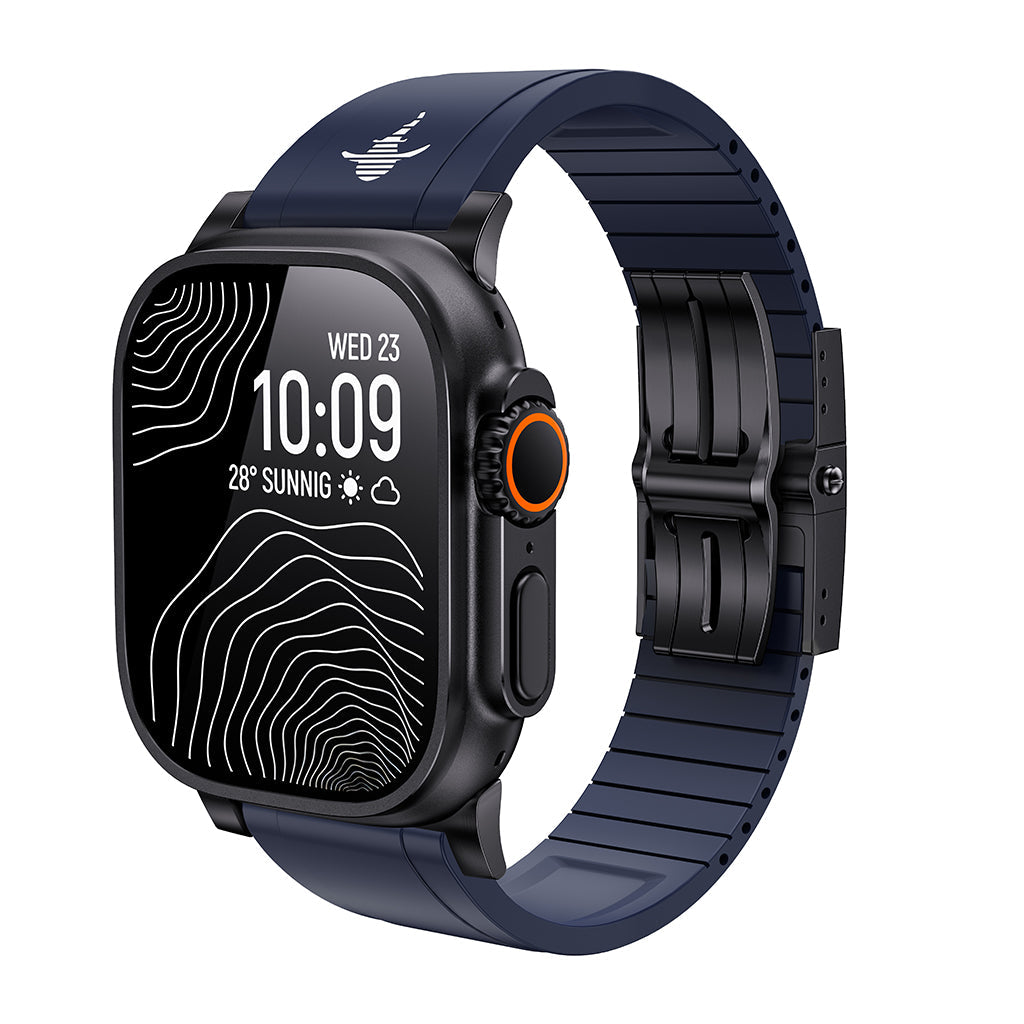 THE SHARK: Luminous FKM Rubber Sport Band