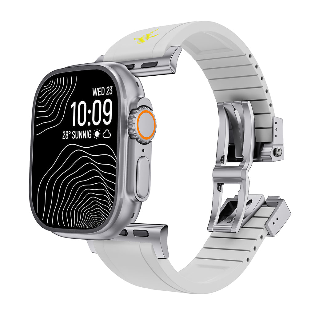 THE SHARK: Luminous FKM Rubber Sport Band