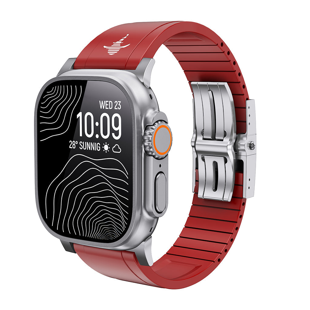 THE SHARK: Luminous FKM Rubber Sport Band