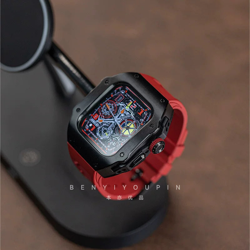 Apple Watch Ultra 11 Metal Case + Strap + 4 Free Hydrogel Films