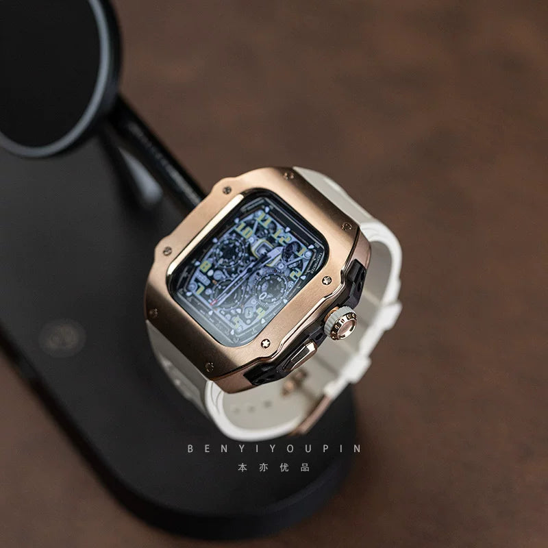 Apple Watch Ultra 11 Metal Case + Strap + 4 Free Hydrogel Films