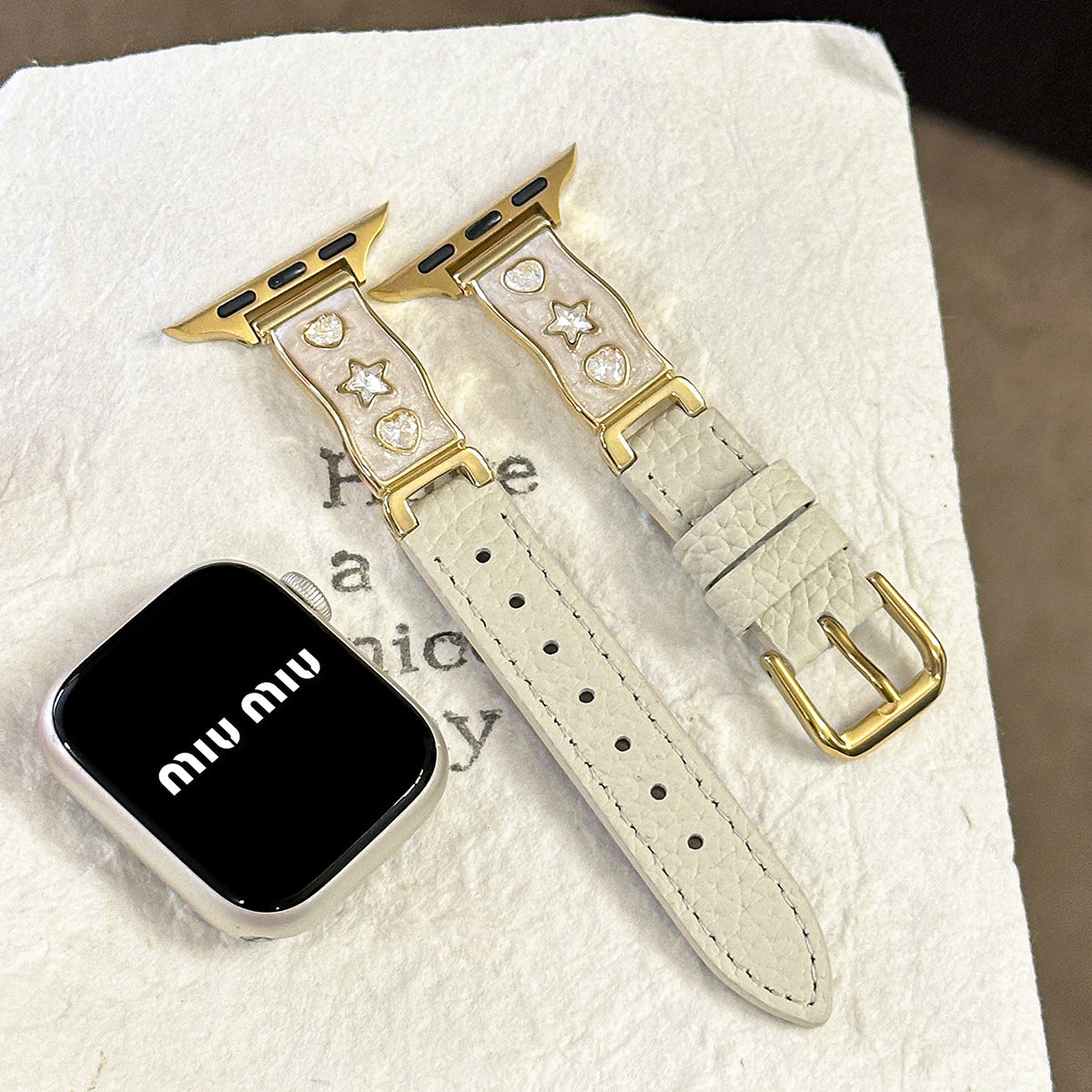 Luxury Leather Apple Watch Band