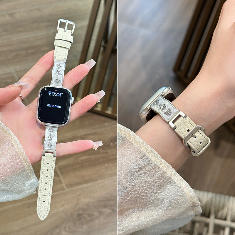 Luxury Leather Apple Watch Band
