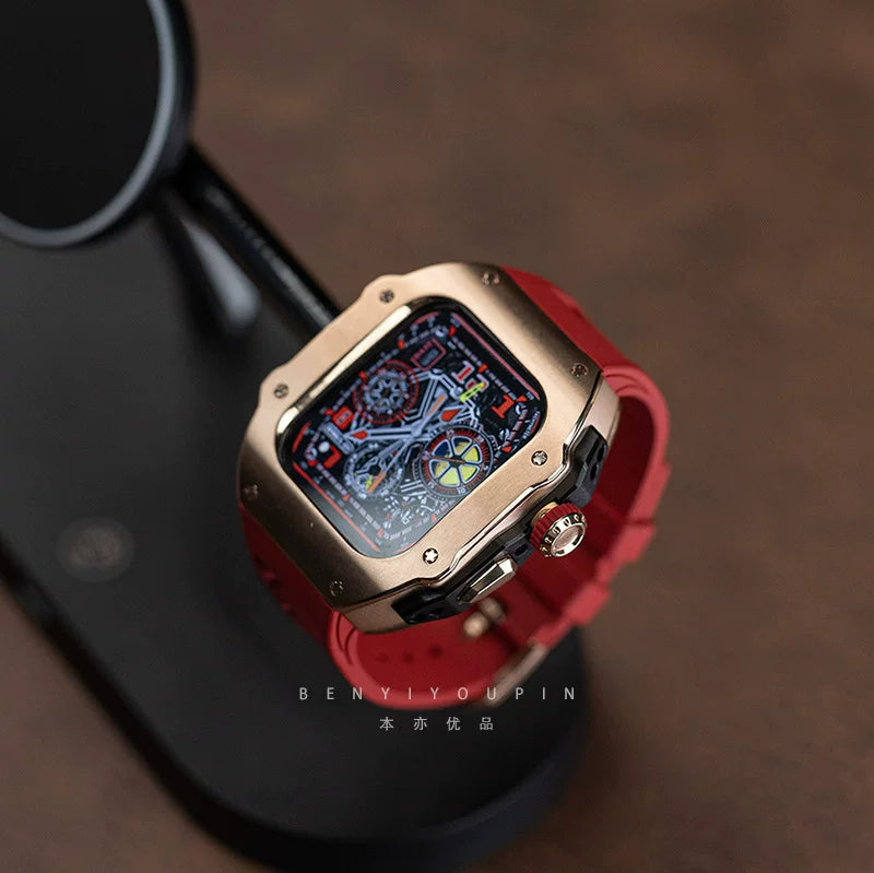Apple Watch Ultra 11 Metal Case + Strap + 4 Free Hydrogel Films