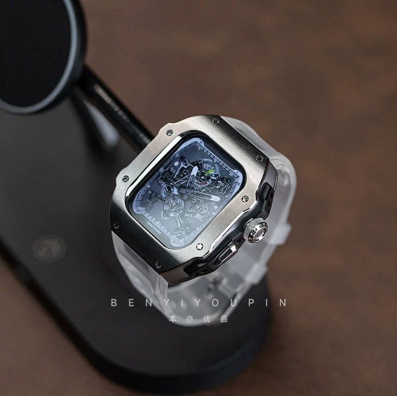 Apple Watch Ultra 11 Metal Case + Strap + 4 Free Hydrogel Films