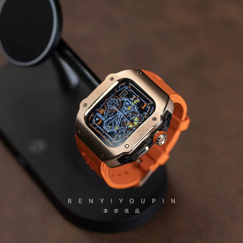 Apple Watch Ultra 11 Metal Case + Strap + 4 Free Hydrogel Films