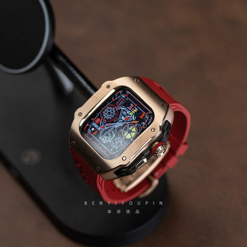 Apple Watch Ultra 11 Metal Case + Strap + 4 Free Hydrogel Films