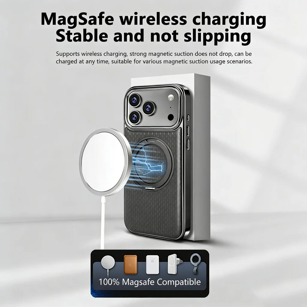 Leather MagCase with Integrated Pivot Stand