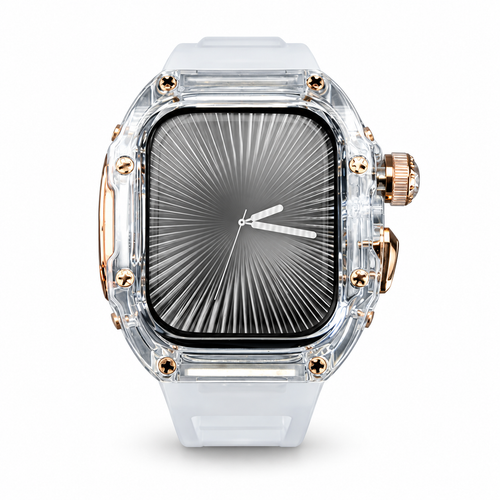 Transparent PC Case and Fluoroelastomer Strap Kit for Apple Watch - image 1