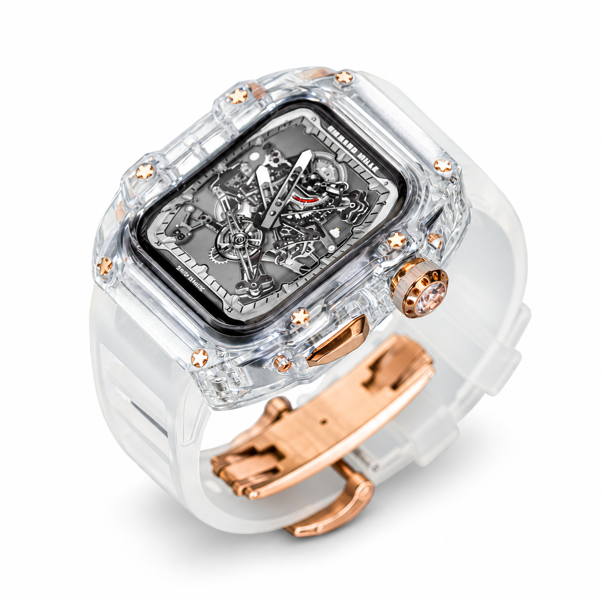 Clear PC Case and Silicone Strap Kit for Apple Watch - image 1