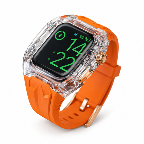 Transparent PC Case and Strap Set for Apple Watch - image 1