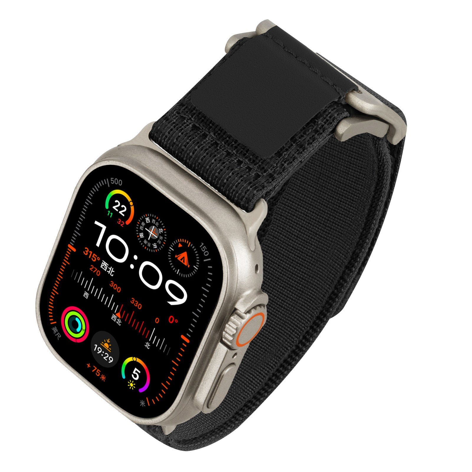 Wild Trail Mag Buckle Nylon Band For Apple Watch