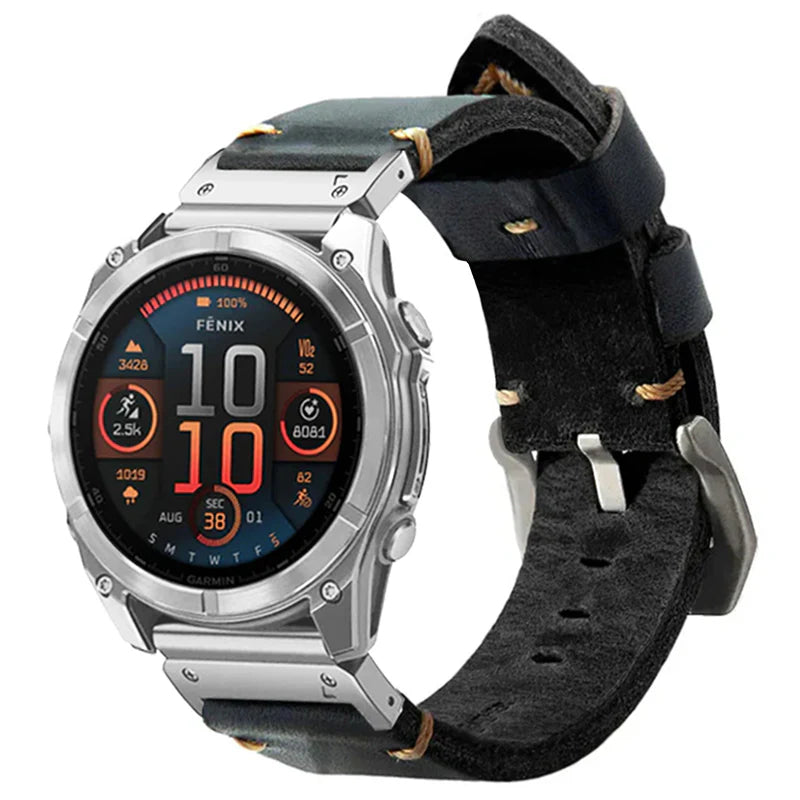 Garmin QuickFit Vintage Leather Band