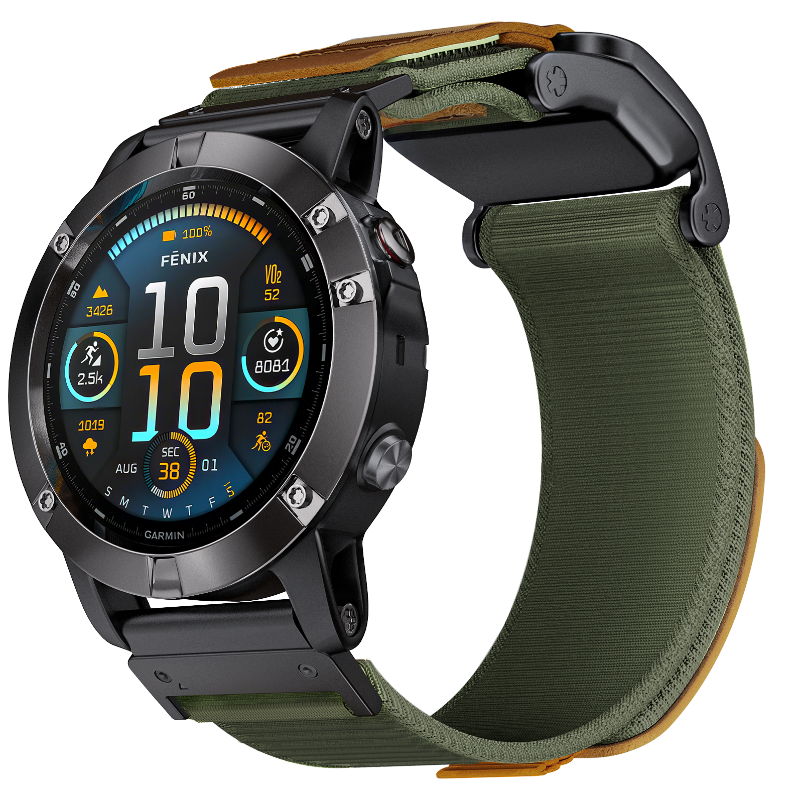 Garmin QuickFit Fearless 2.0 Magnetic Nylon Band