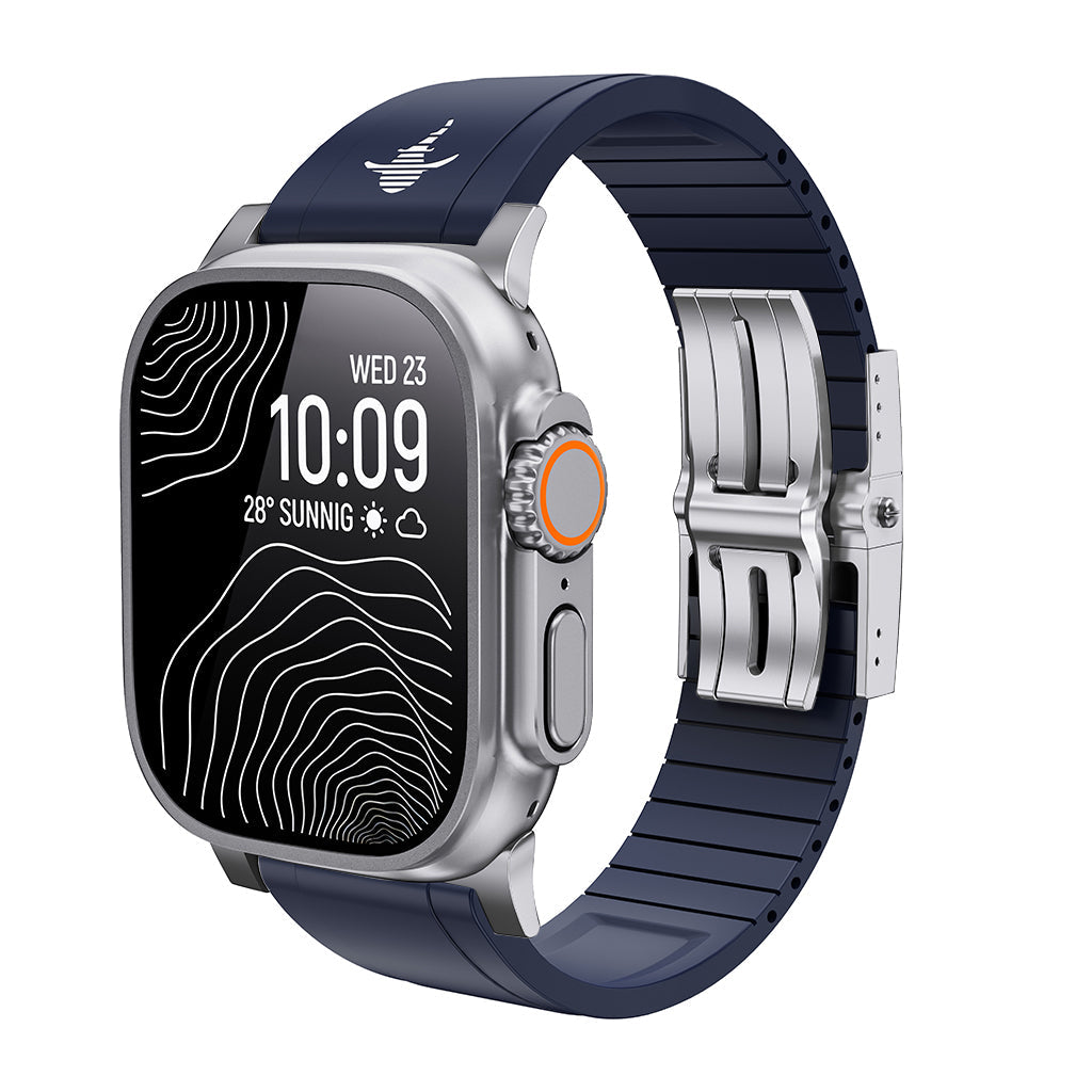 THE SHARK: Luminous FKM Rubber Sport Band