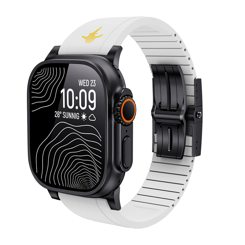 THE SHARK: Luminous FKM Rubber Sport Band