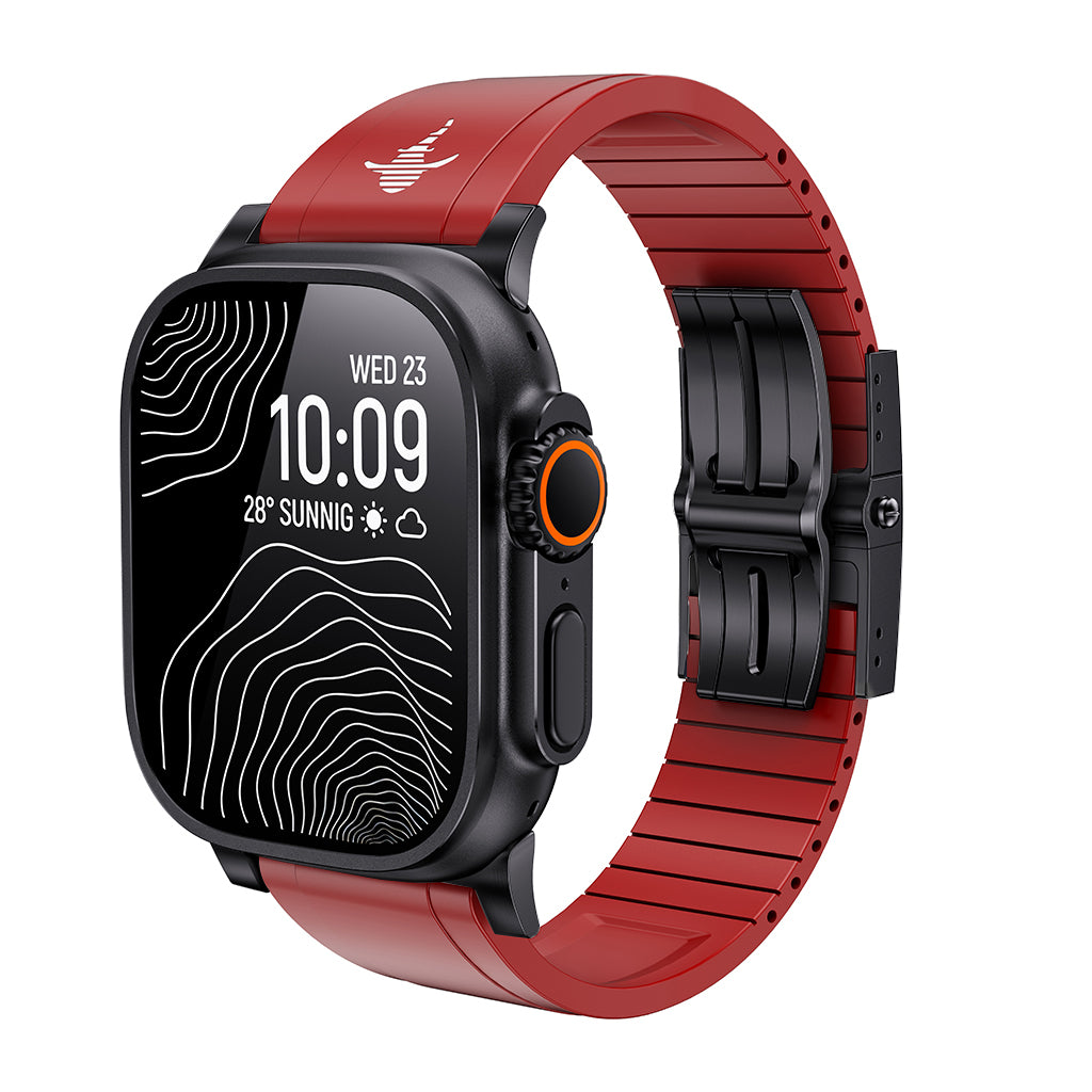 THE SHARK: Luminous FKM Rubber Sport Band