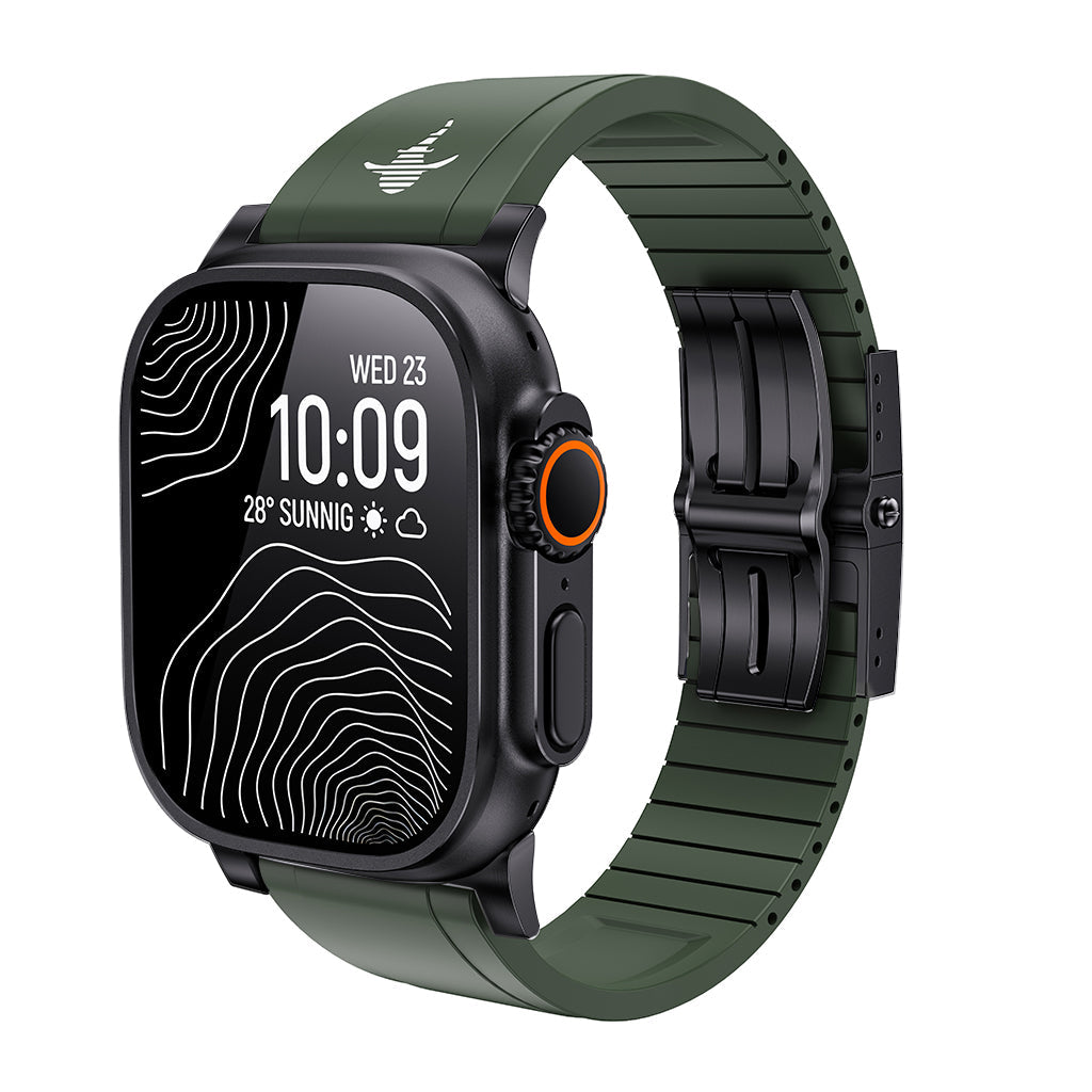 THE SHARK: Luminous FKM Rubber Sport Band