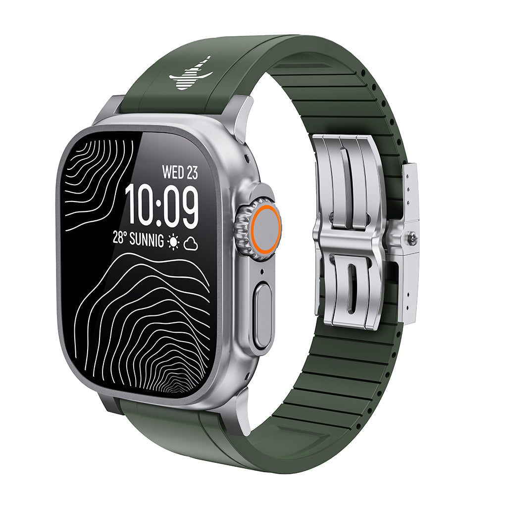 THE SHARK: Luminous FKM Rubber Sport Band