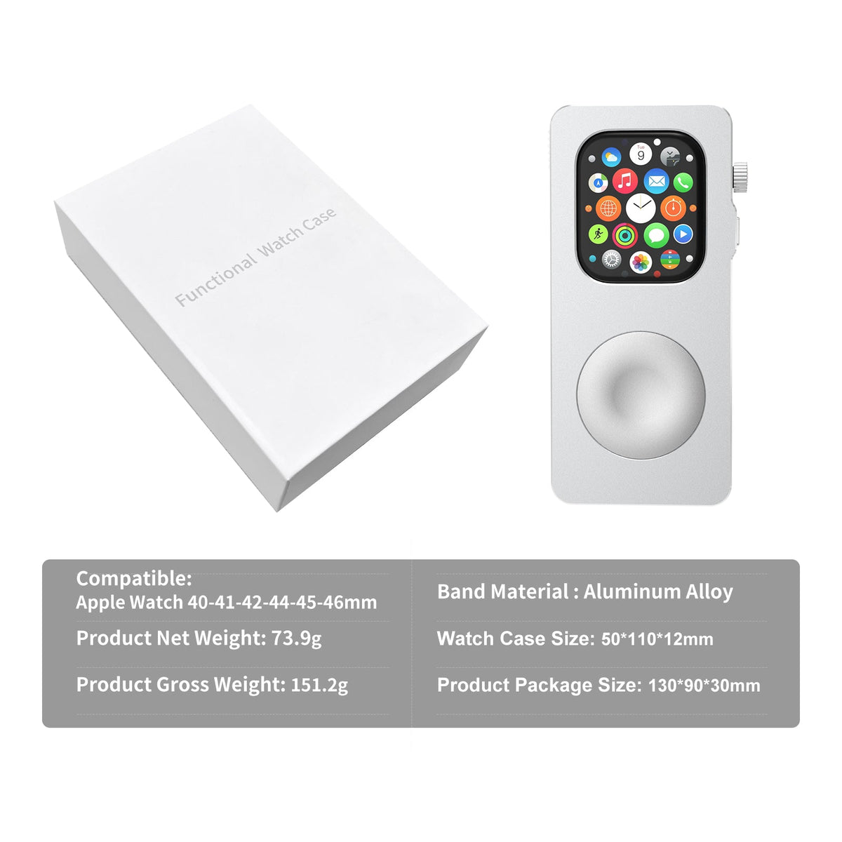 RePod Aluminum Alloy Case for Apple Watch