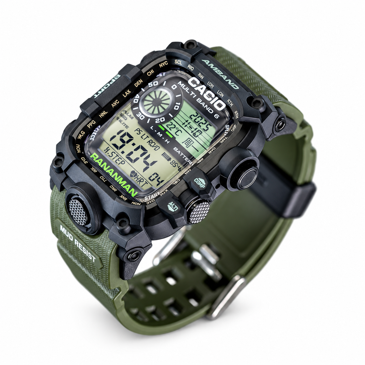 Armored-Style Case and Strap Set for Apple Watch - image 1