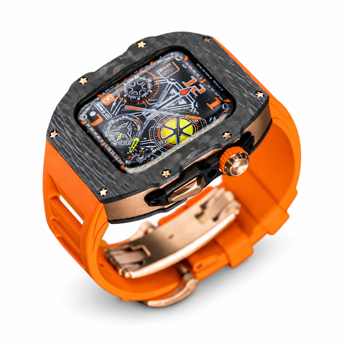Carbon Fiber Case and Fluoroelastomer Strap Kit for Apple Watch - image 1