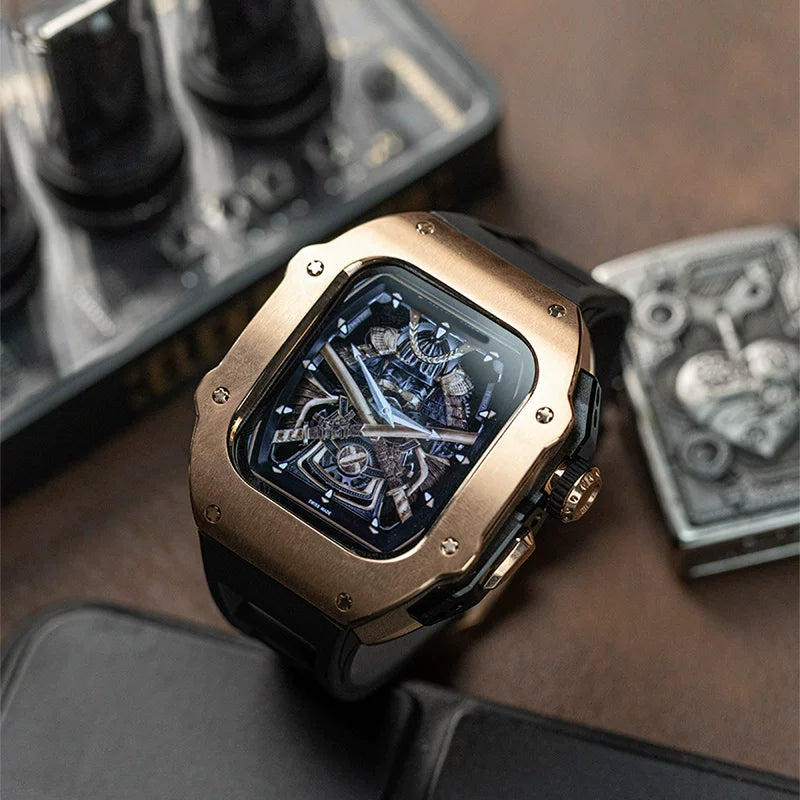 Apple Watch Ultra 11 Metal Case + Strap + 4 Free Hydrogel Films