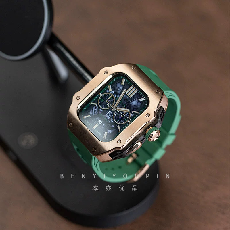Apple Watch Ultra 11 Metal Case + Strap + 4 Free Hydrogel Films