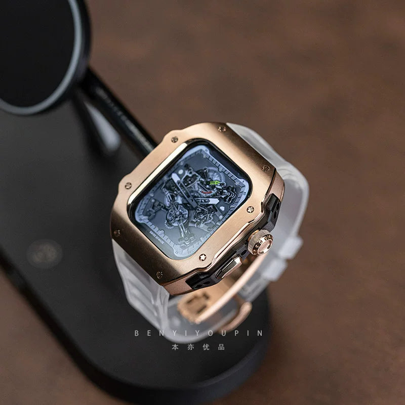 Apple Watch Ultra 11 Metal Case + Strap + 4 Free Hydrogel Films