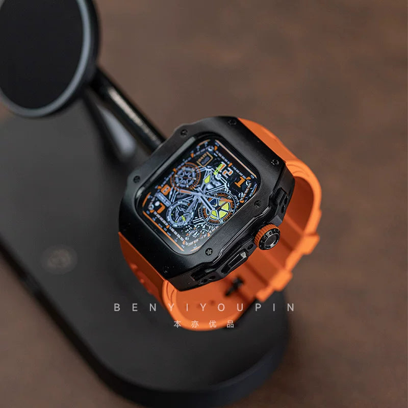 Apple Watch Ultra 11 Metal Case + Strap + 4 Free Hydrogel Films