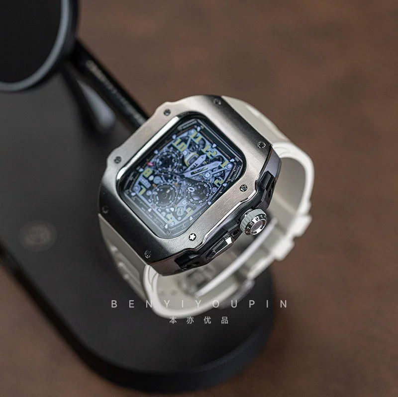 Apple Watch Ultra 11 Metal Case + Strap + 4 Free Hydrogel Films
