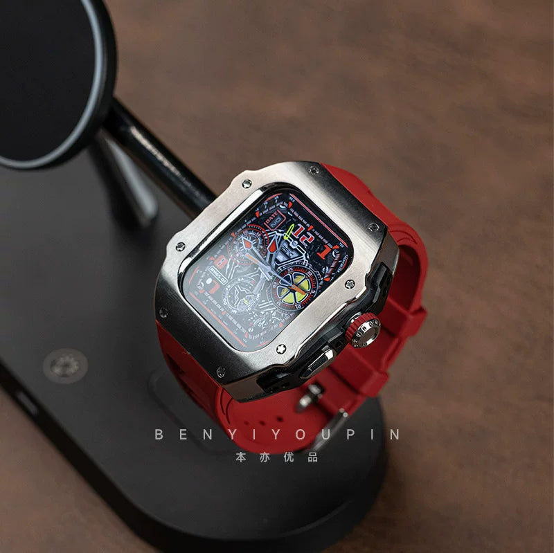 Apple Watch Ultra 11 Metal Case + Strap + 4 Free Hydrogel Films
