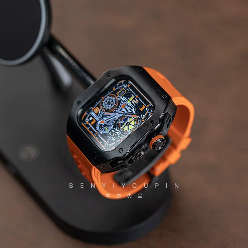 Apple Watch Ultra 11 Metal Case + Strap + 4 Free Hydrogel Films