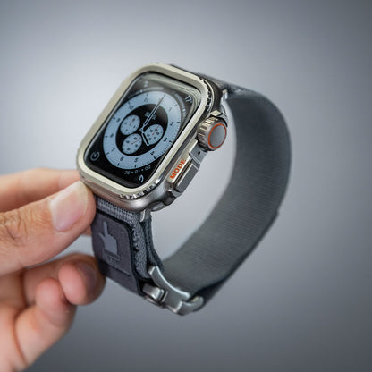 Elastic Nylon Apple Watch Band with Quick-Release Buckle