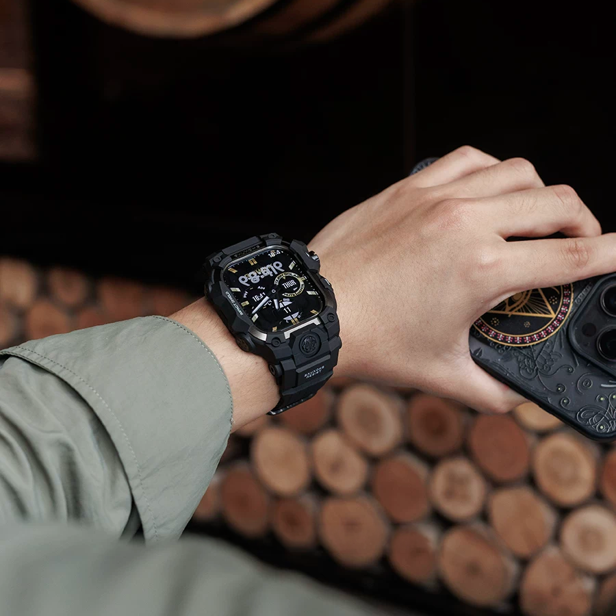 Tactical Rugged Case Band for Apple Watch