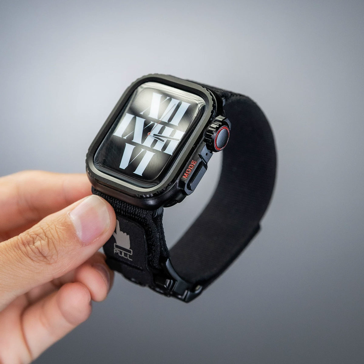 Elastic Nylon Apple Watch Band with Quick-Release Buckle