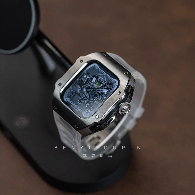 Apple Watch Ultra 11 Metal Case + Strap + 4 Free Hydrogel Films