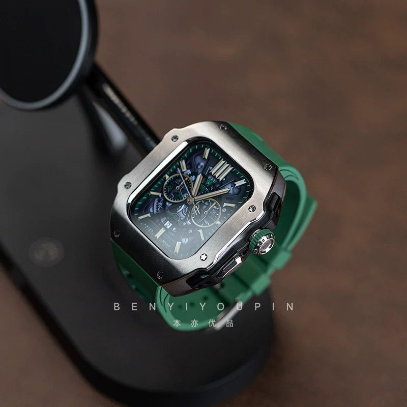 Apple Watch Ultra 11 Metal Case + Strap + 4 Free Hydrogel Films