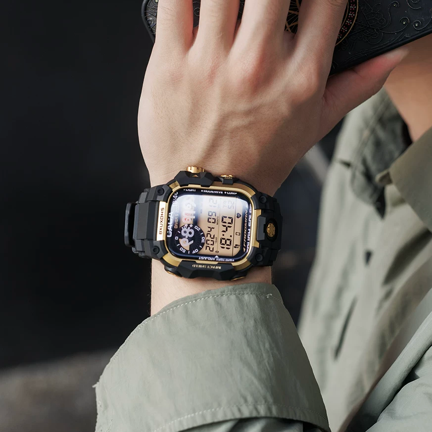 Tactical Rugged Case Band for Apple Watch