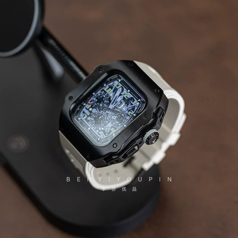 Apple Watch Ultra 11 Metal Case + Strap + 4 Free Hydrogel Films